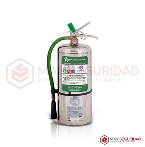 Matafuego a base de HCFC - 5 Kg - Ac. Inoxidable