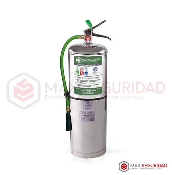 Matafuego a base de HCFC - 10 Kg - Ac. Inoxidable