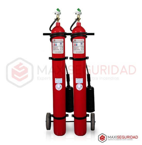 Matafuego Rodante a base de CO2 - 20 Kg (Doble Cilindro)