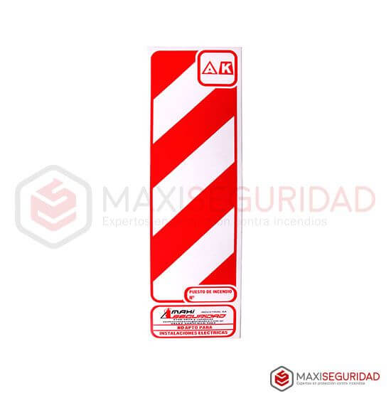 Chapa baliza reglamentaria clase AK