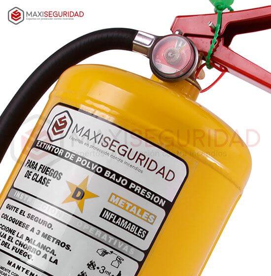 Matafuego a base de polvo D - 10 Kg